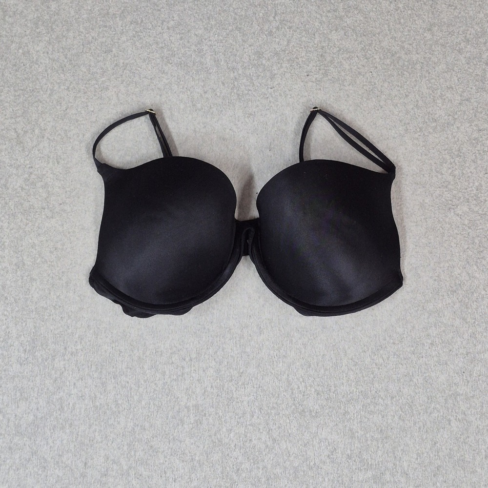 Victoria's Secret Women Bra 36D Black Padded Adjustable Strap T-Shirt NWT